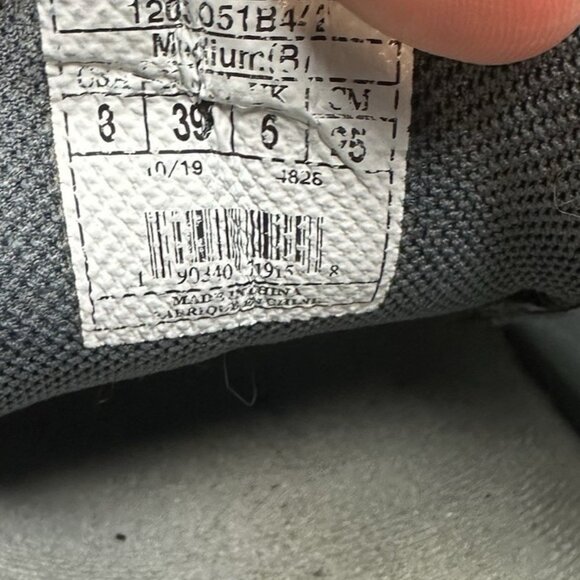 Brooks Ghost 12 Shoes Womens 8 Medium B Grey Purple Plaid Sneakers 1203051B442 - Picture 14 of 14